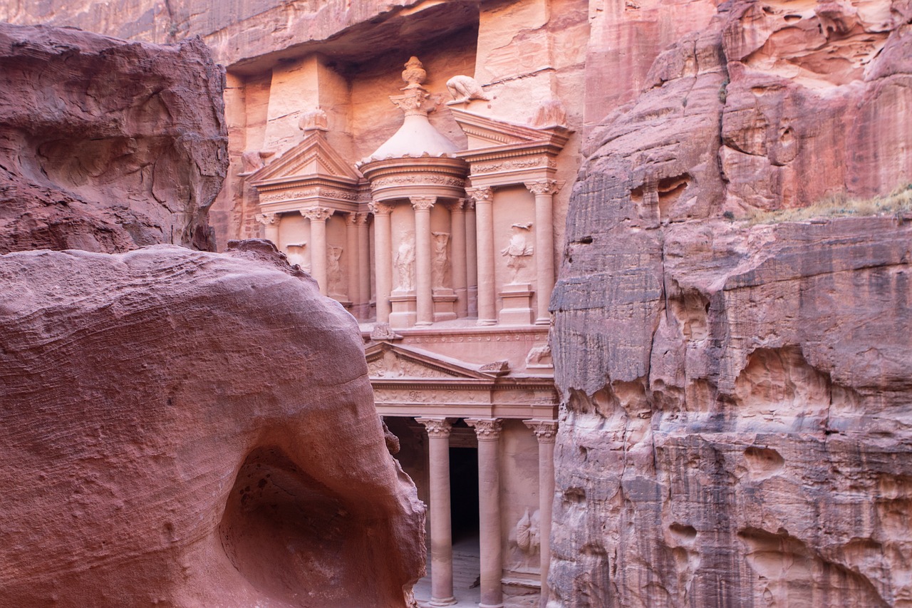 tesoro de Petra en Jordania