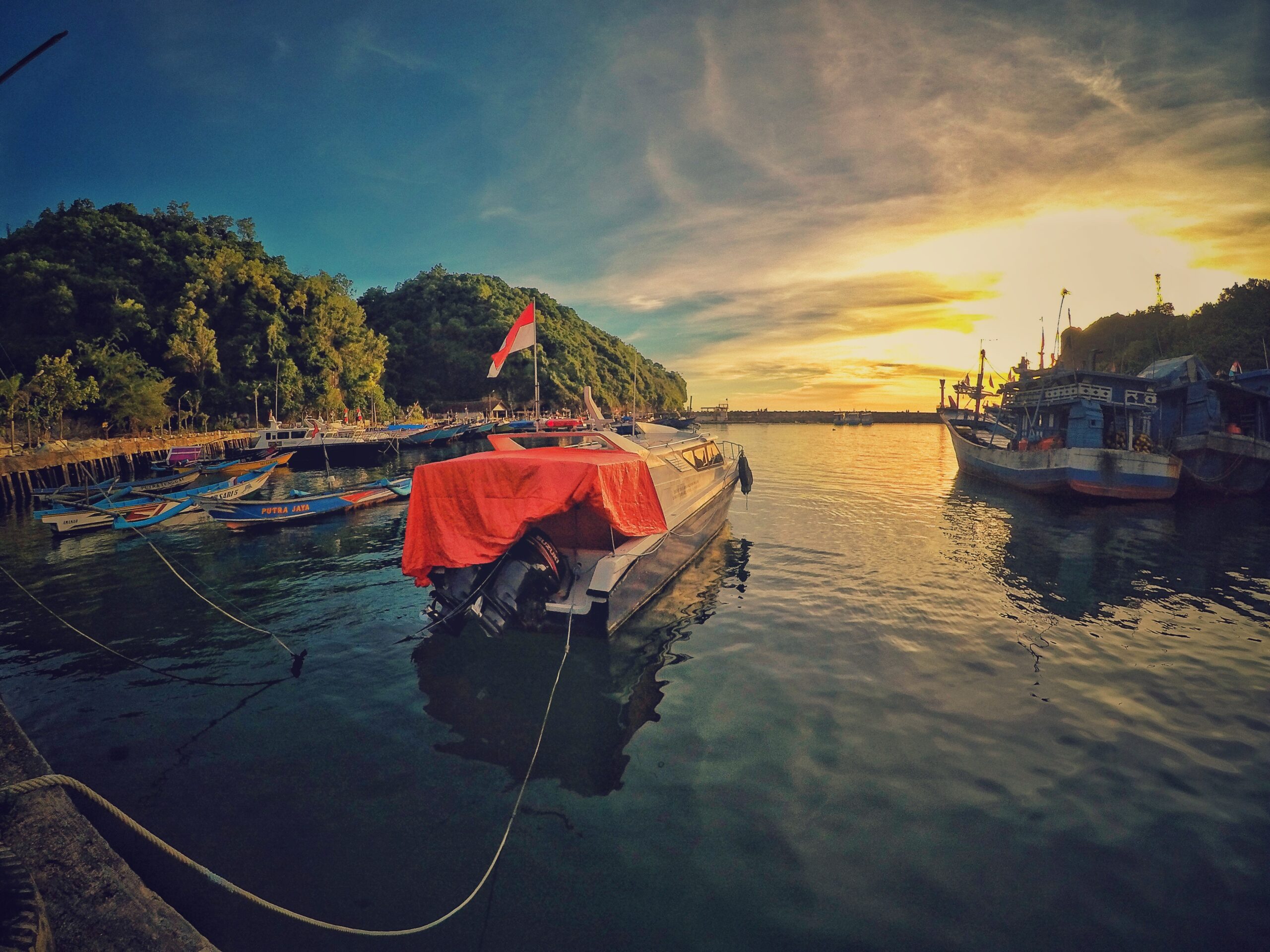 paisaje de mar en Indonesia