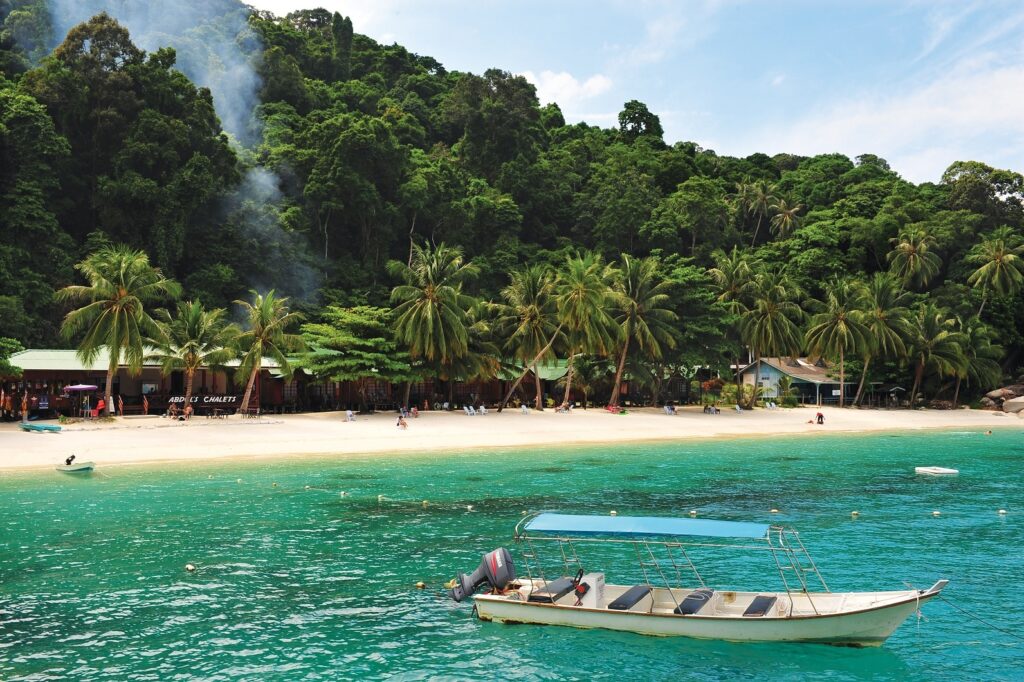 playas de las islas perhentian en Malasia