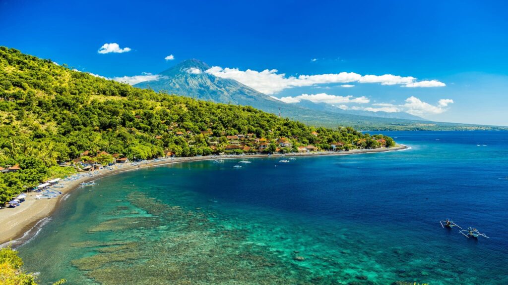 Amed Tulamben en bali indonesia