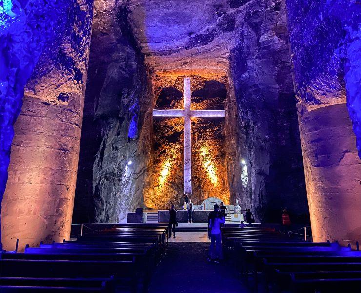 Catedral de Sal cerca de Bogotá Colombia