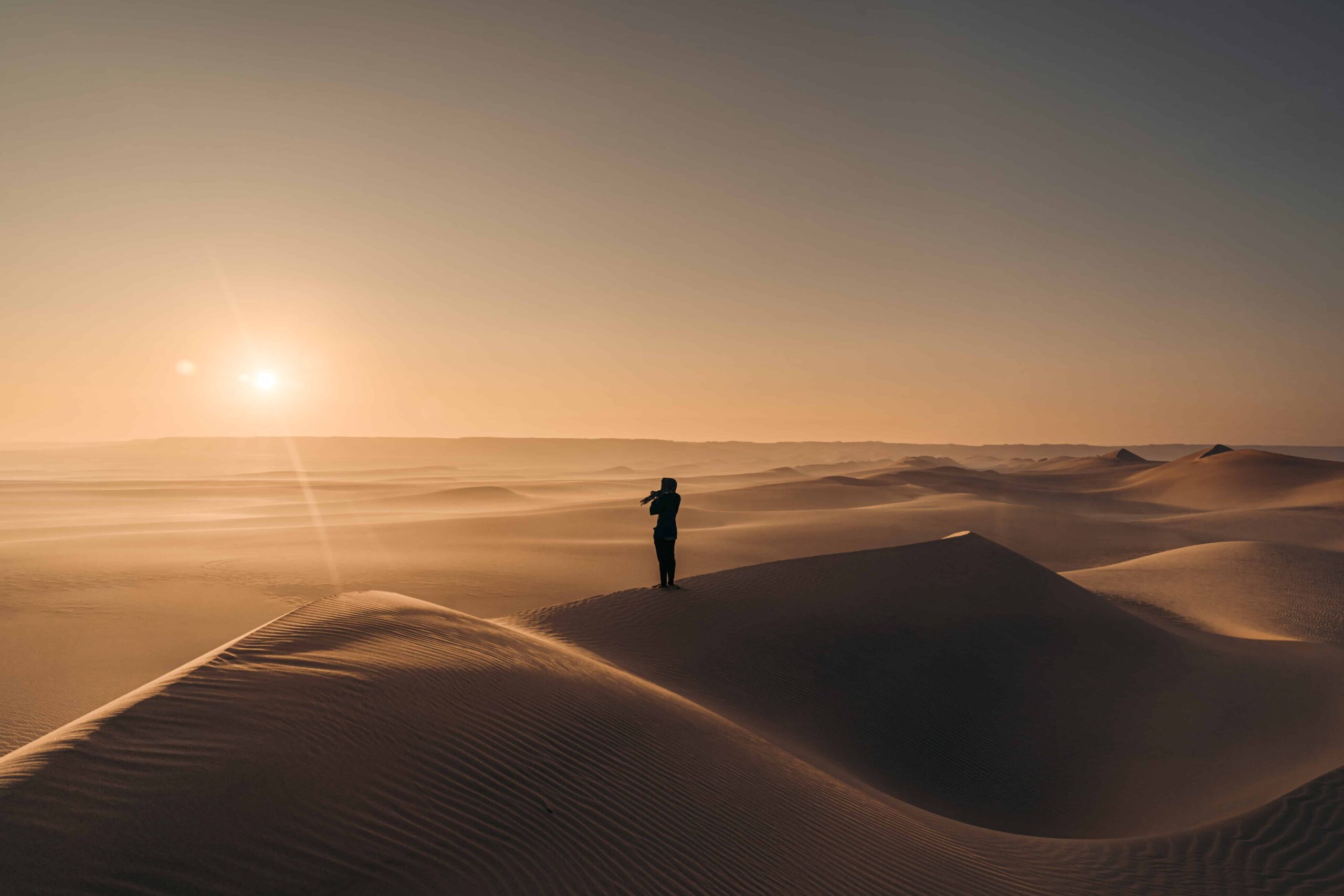 dunas del desierto en Egipto