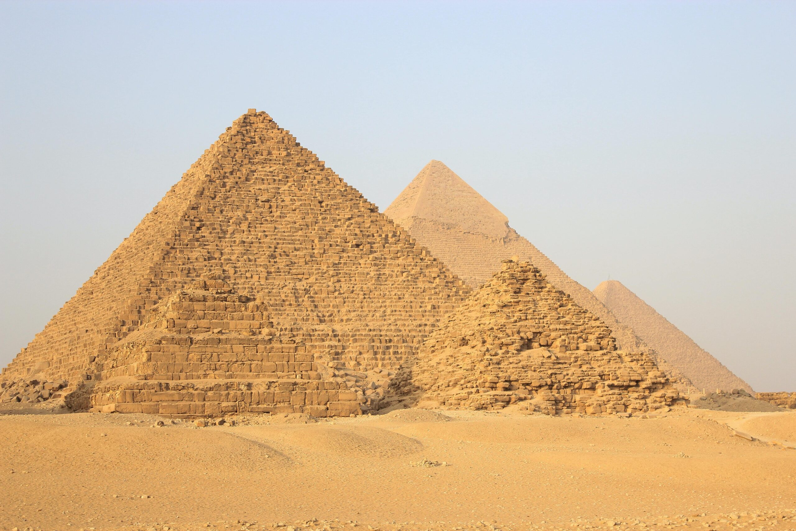 las 3 torres de Giza en Egipto