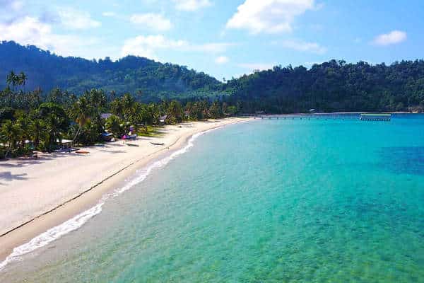 Juara Beach en Tioman en MAlasia