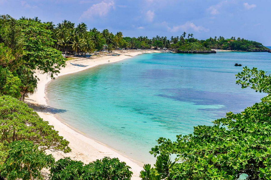 Langob Beach, Malapascua en Filipinas