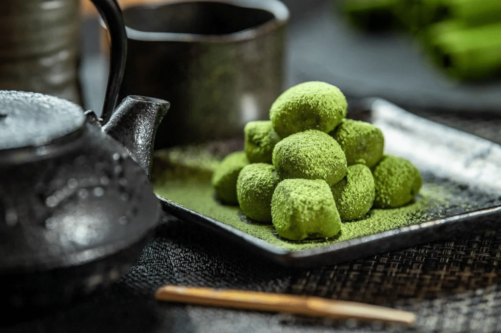 Matcha dulce japonés