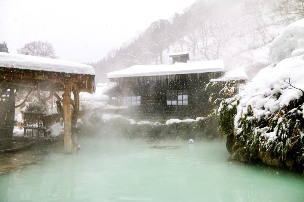 Nyuto Onsen en Japón