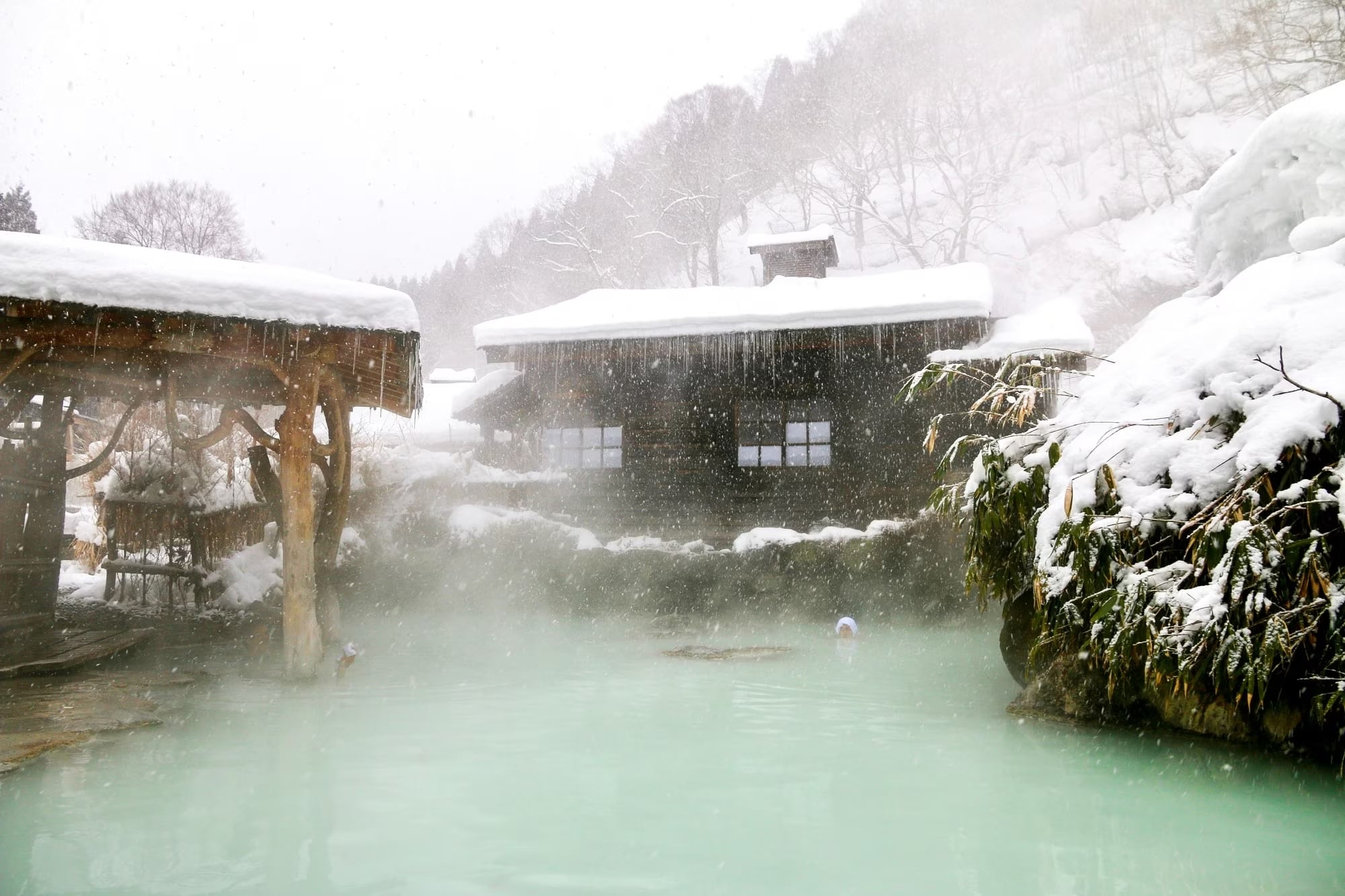 Nyuto Onsen en Japón