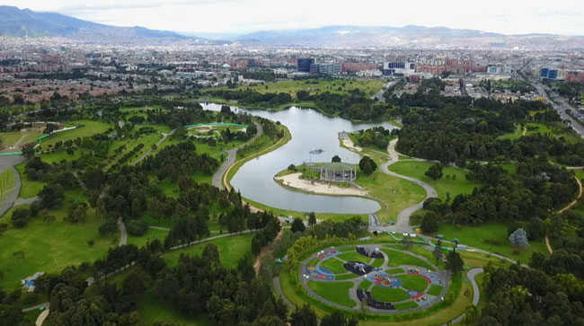 Parque Metropolitano Simón Bolívar en Bogotá Colombia