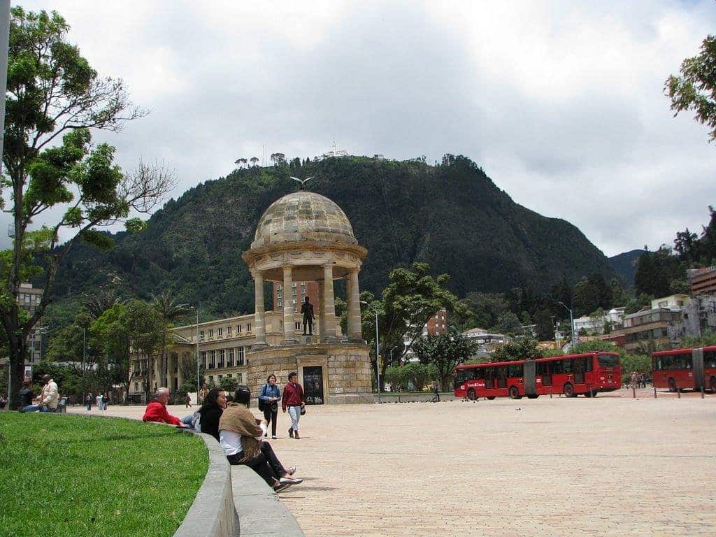 Parque de los Periodistas en Bogotá Colombia 