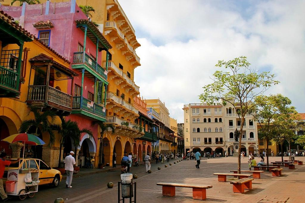 Plaza de los Coches en Cartagena Colombia