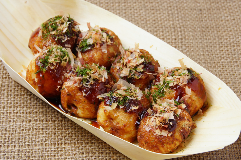 Takoyaki plato tradicional japón