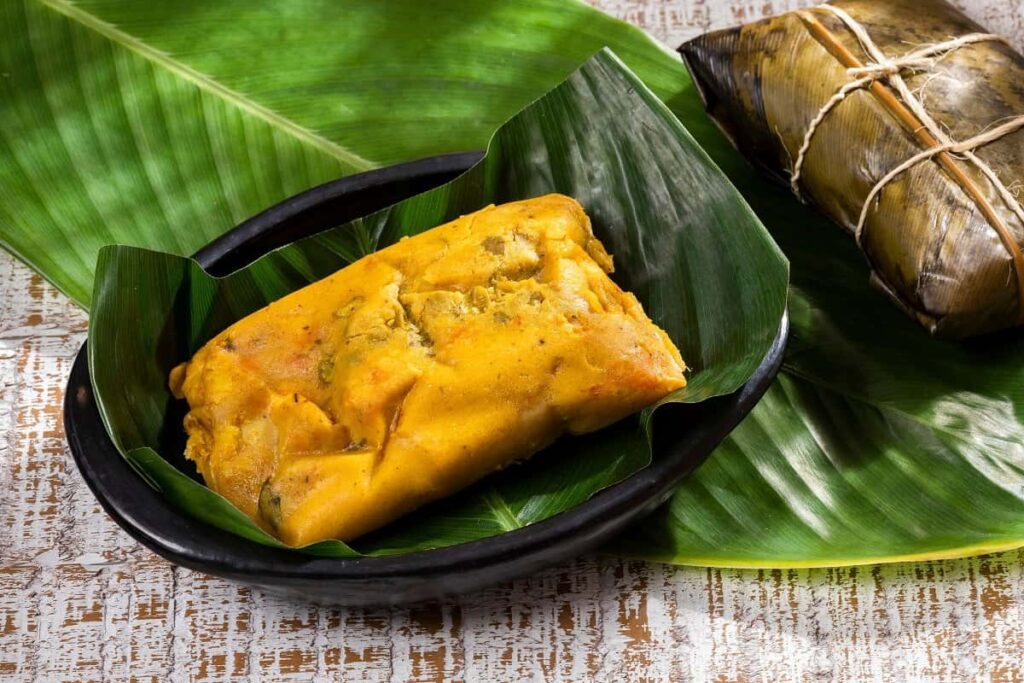 Tamales plato típico de Colombia