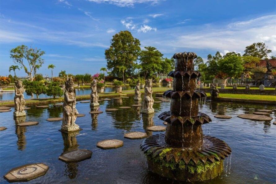 tirta gangga en bali indonesia