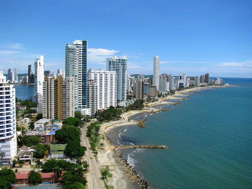 Bocagrande en CArtagena Colombia