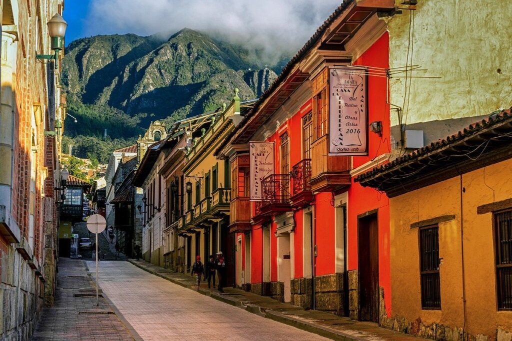 barrio de la candelaria en bogotá, Colombia