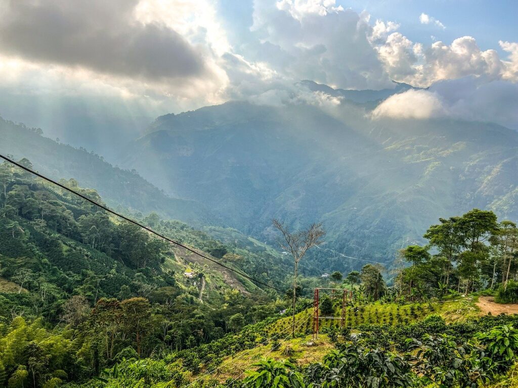 pueblo de Pereira en el Eje Cafetero de Colombia