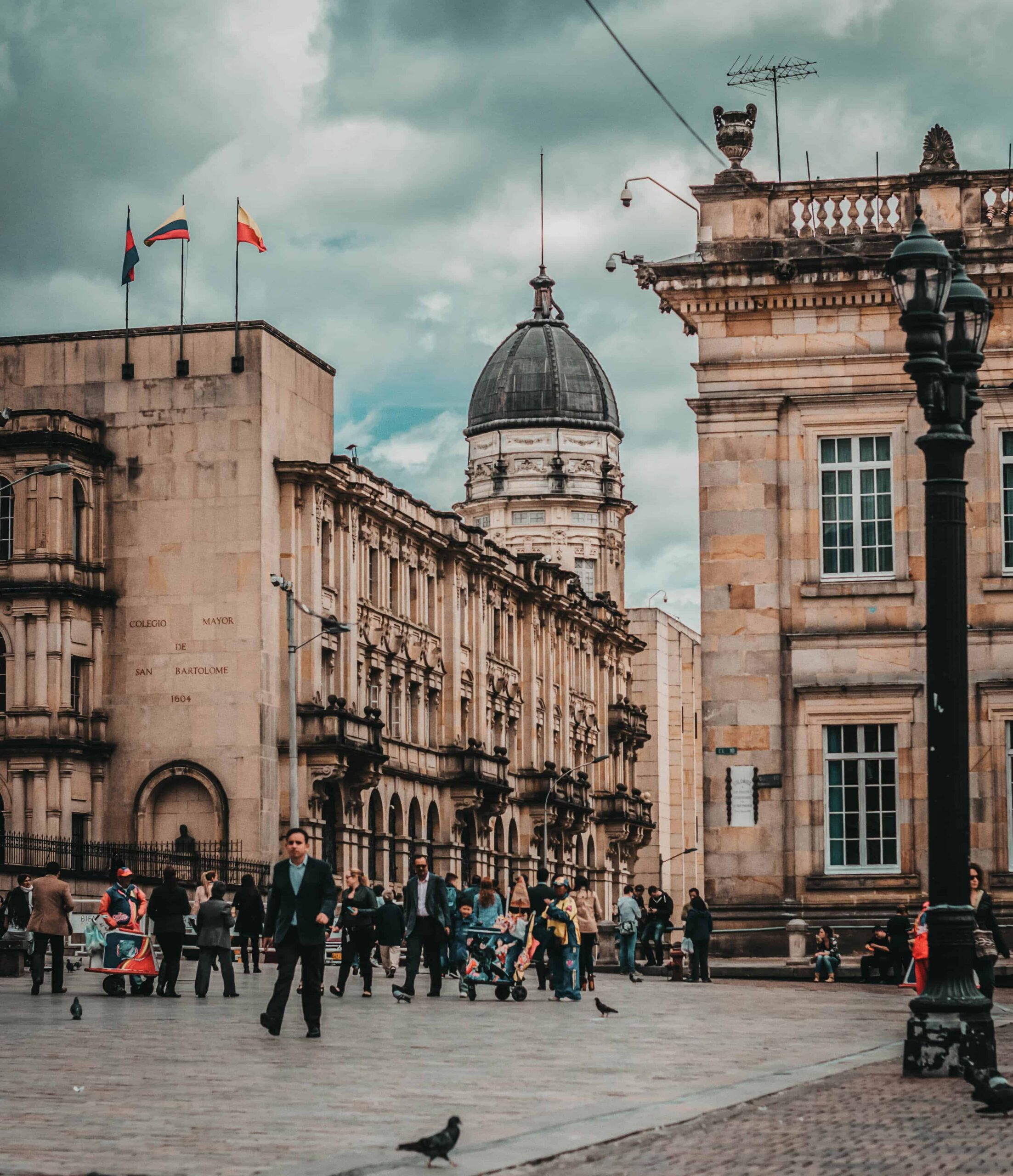 Calle de Bogotá en Colombia