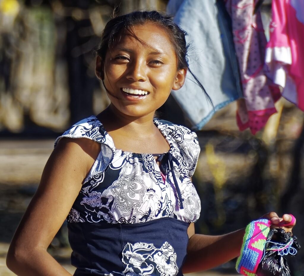 niña colombiana