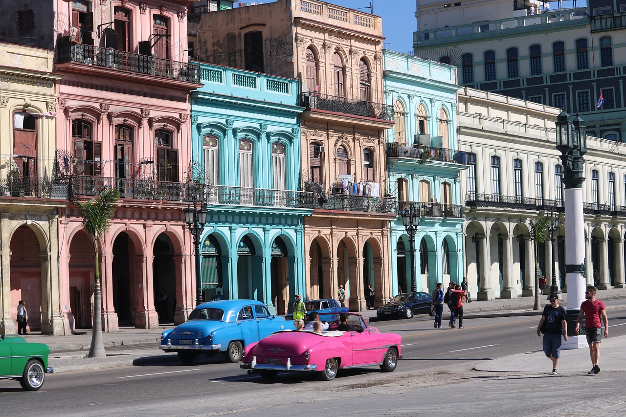 la habana en cuba coche clásico