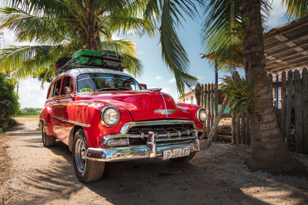 la habana en cuba coche clásico