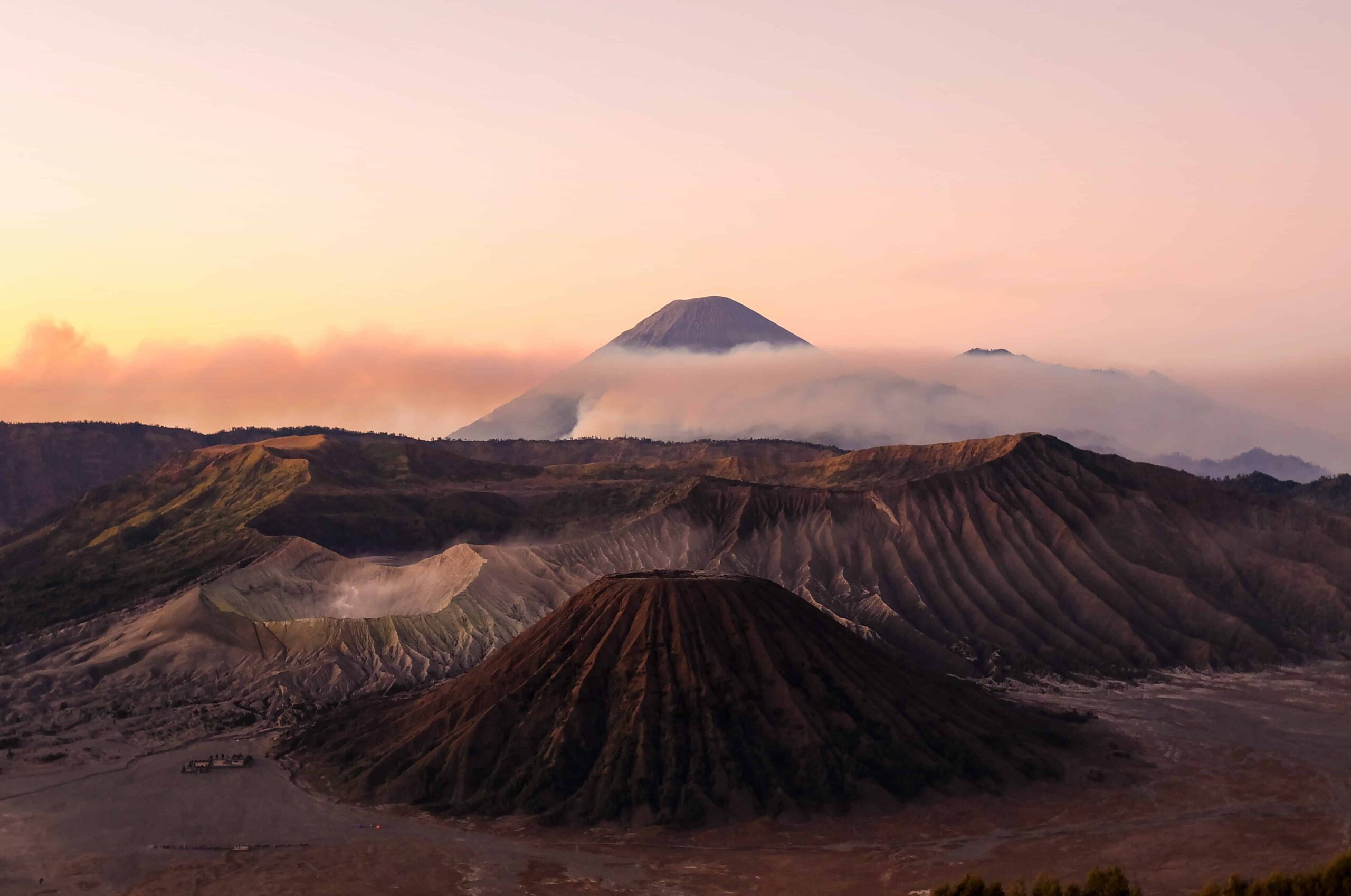 paisaje de Monte Bromo en Indonesia