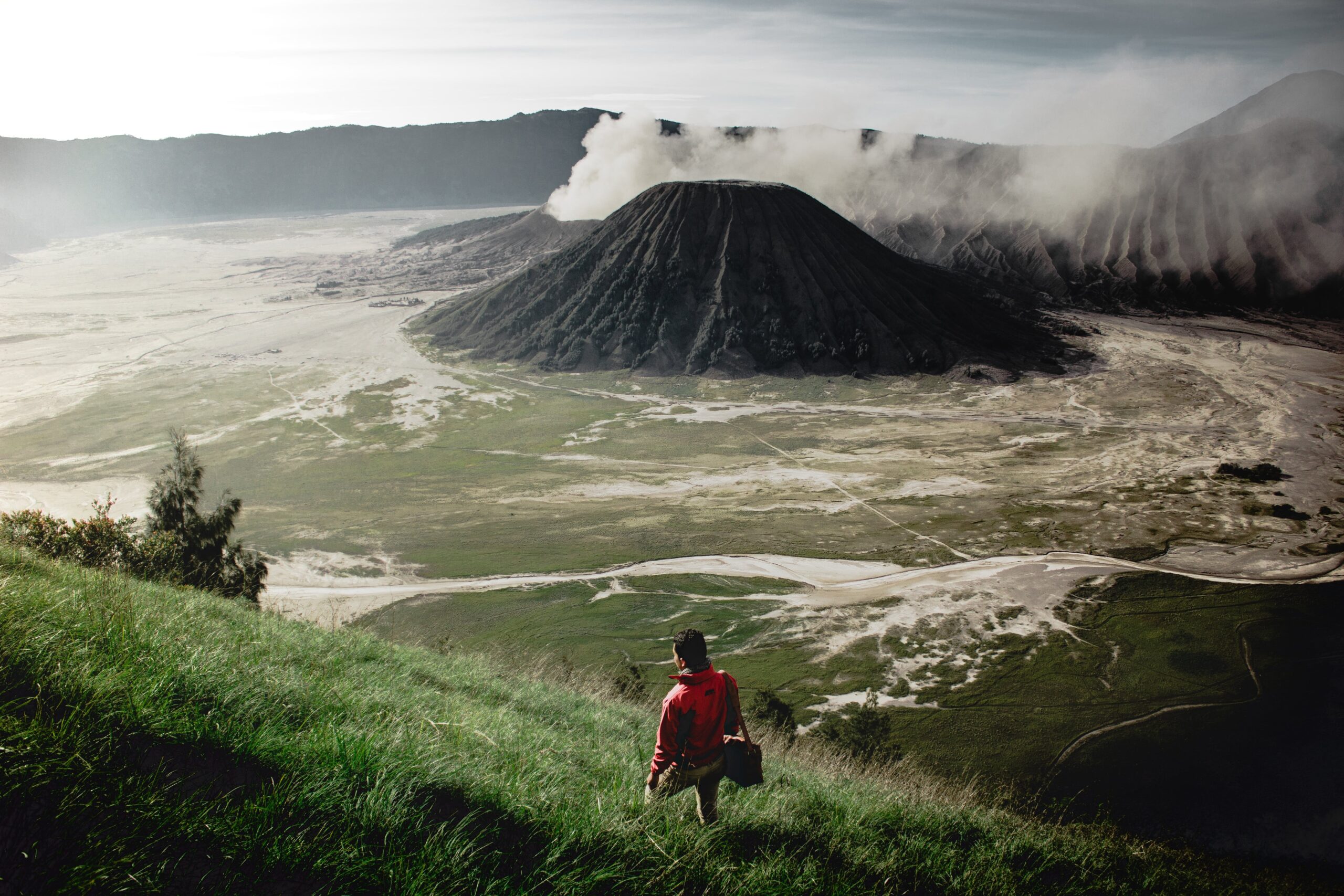 paisaje de Monte Bromo en Indonesia