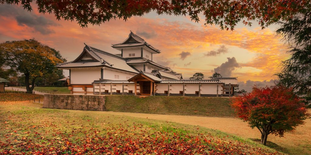 castillo de kanazawa en japón