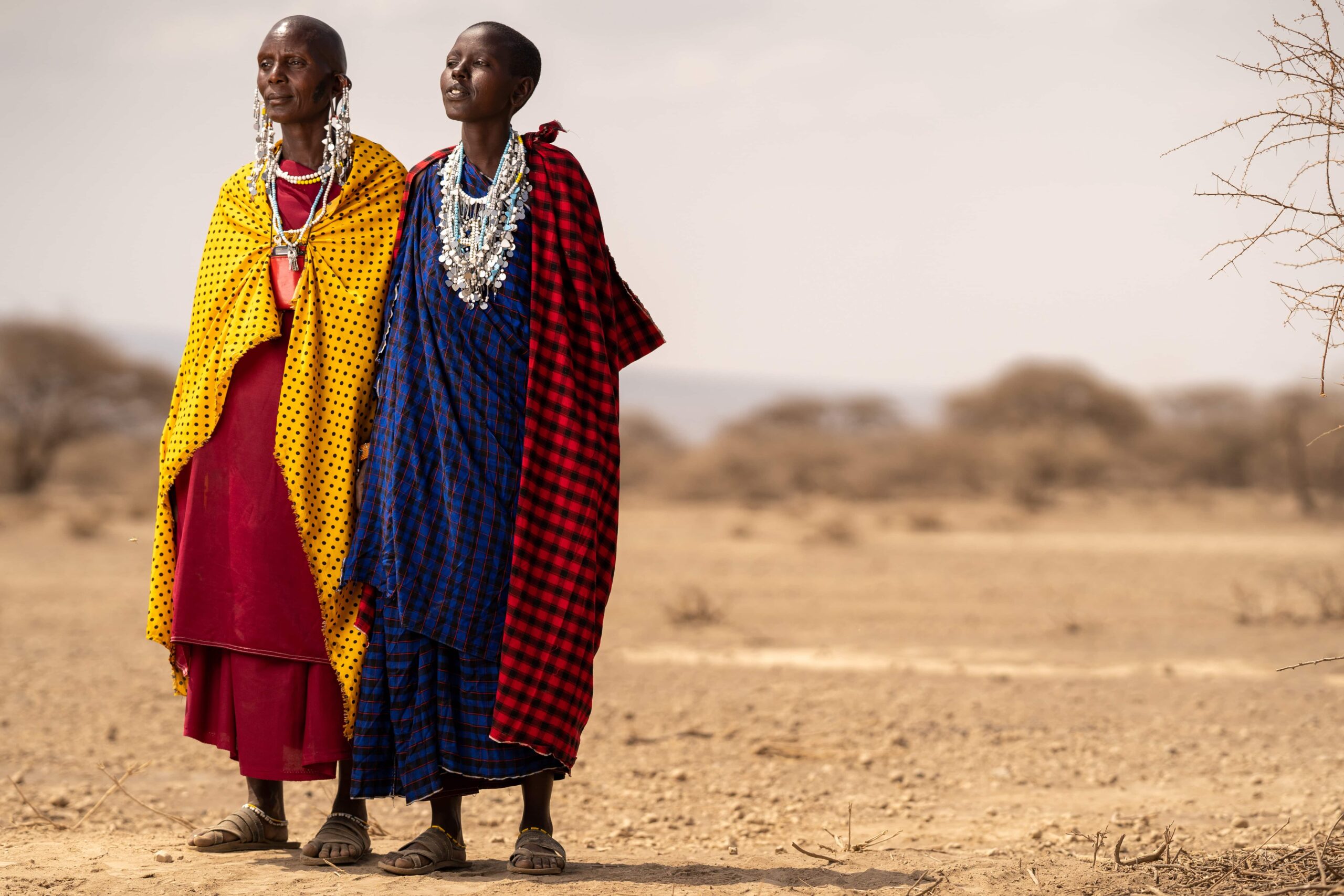 mujeres de una tribu de Kenia