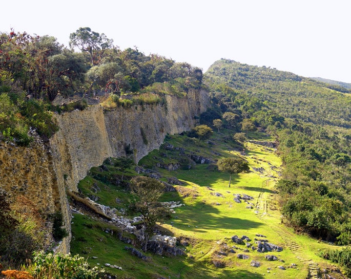 fortaleza de Kuelap al norte de Perú