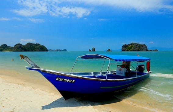 playa de langkawi en Malasia