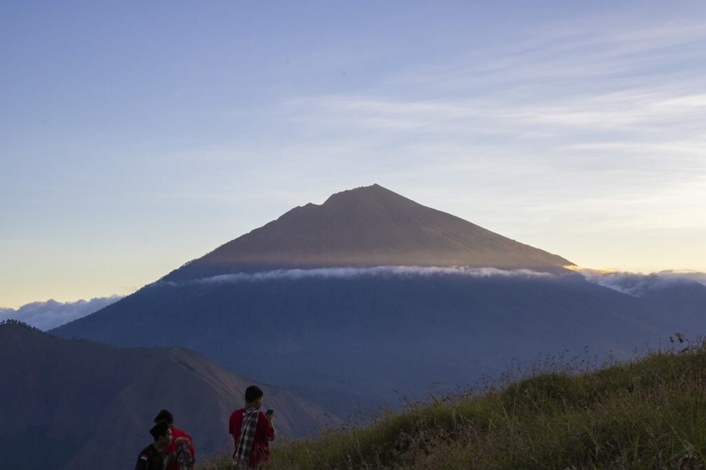 volcán de Lombok en Indonesia