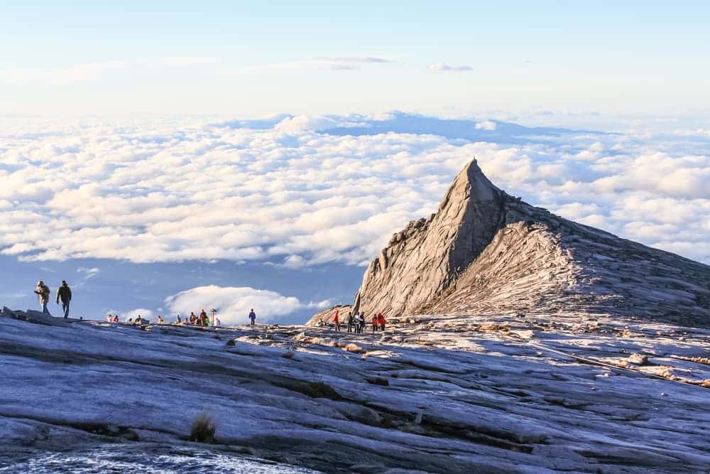 monte kinabalu en Borneo, Malasia