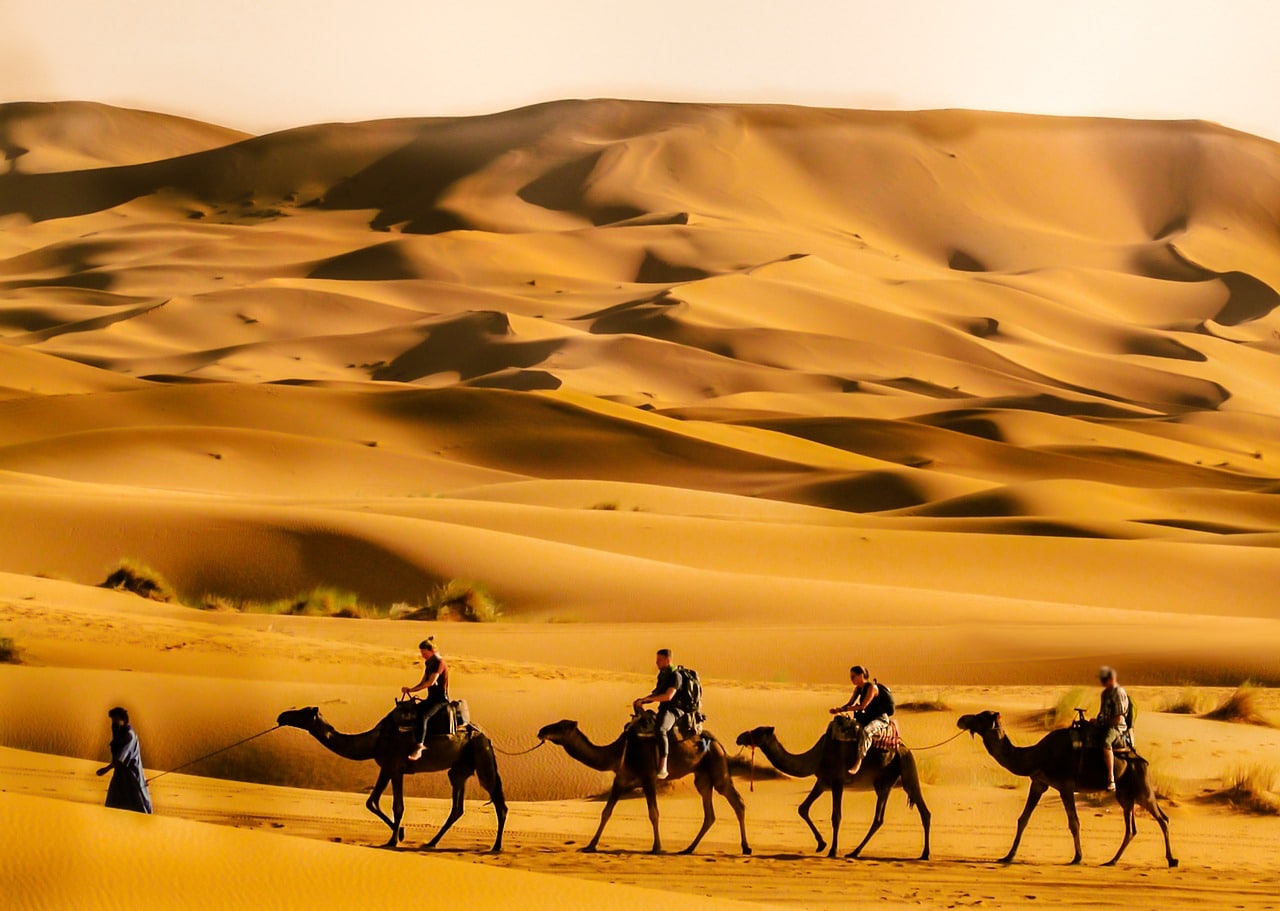 Sahara desierto en Marruecos