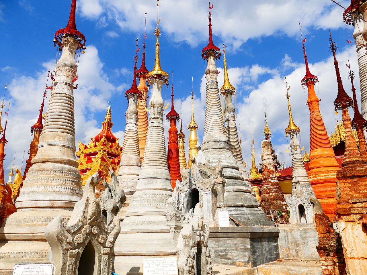 pagoda en Myanmar