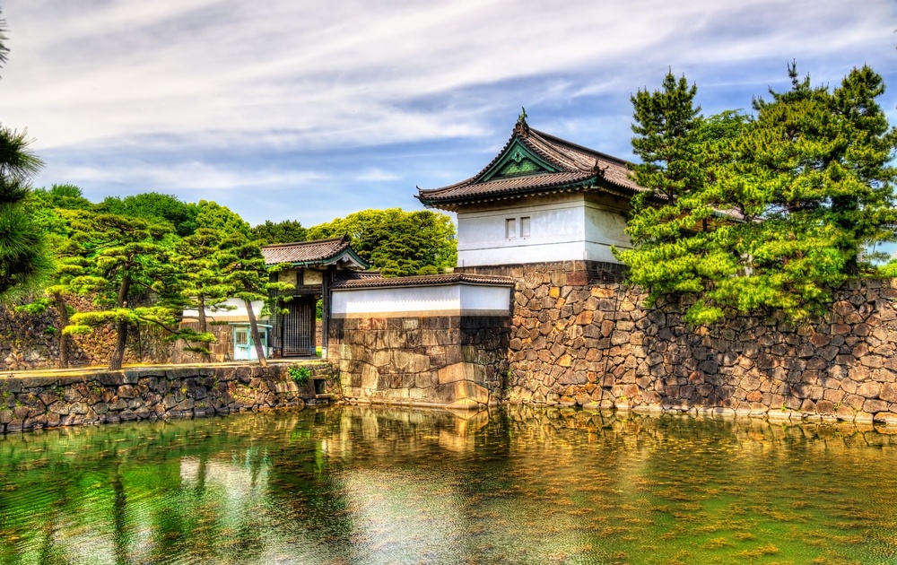 palacio imperial de Tokio en Japón