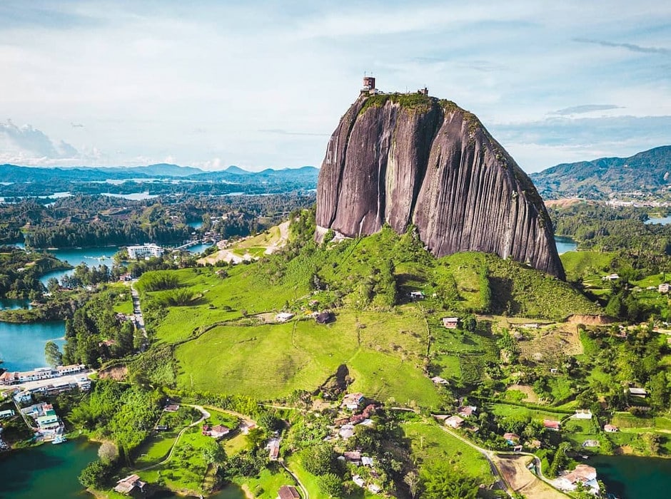 Peñol y Guatapé en Medellín en Colombia