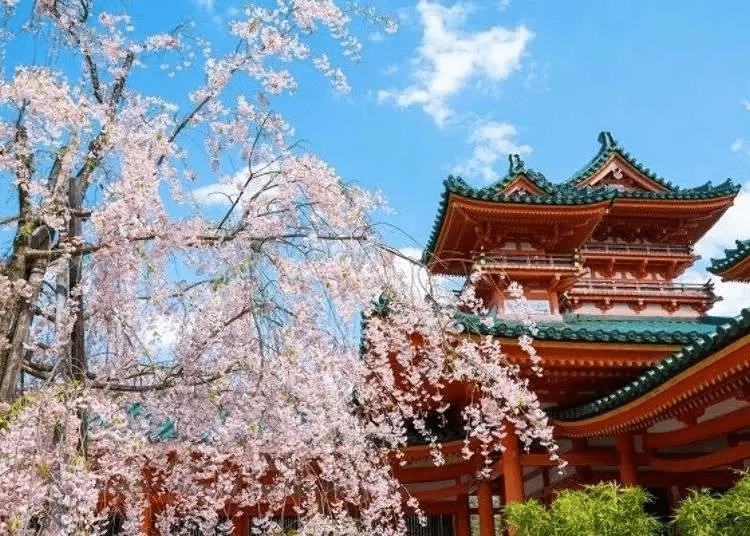 santuario de Heian en Kioto, Japón