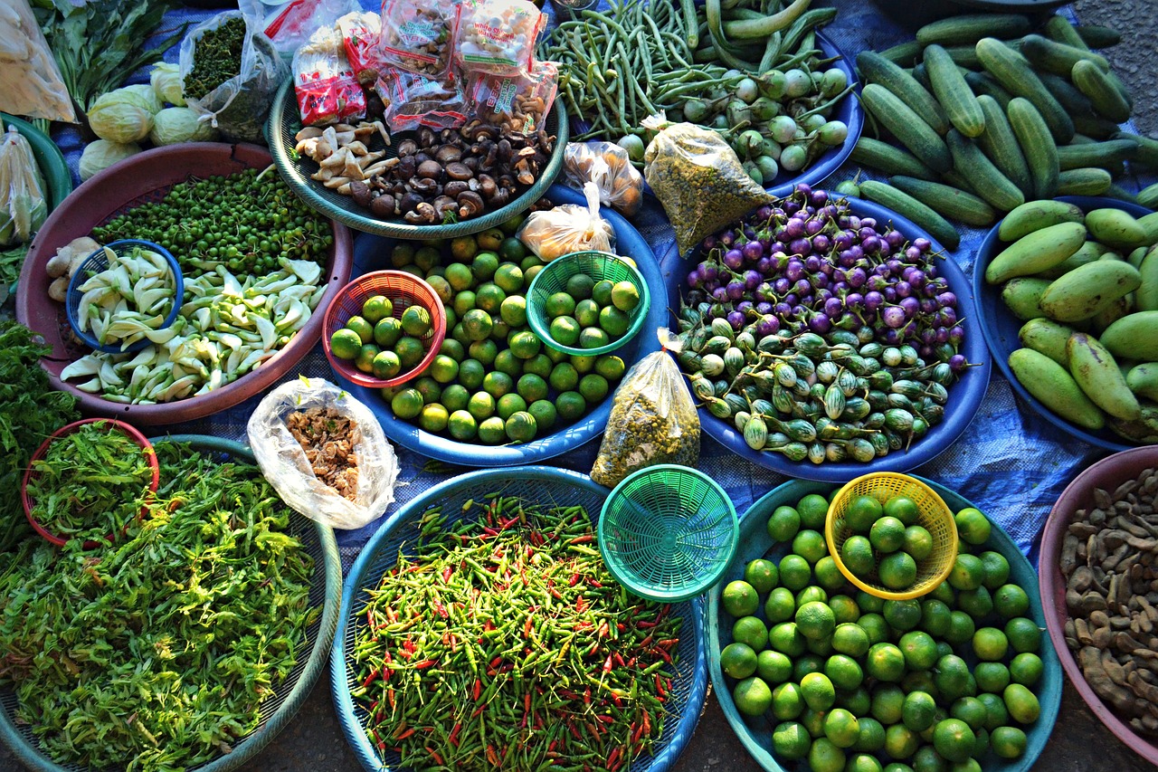 mercado local en Tailandia