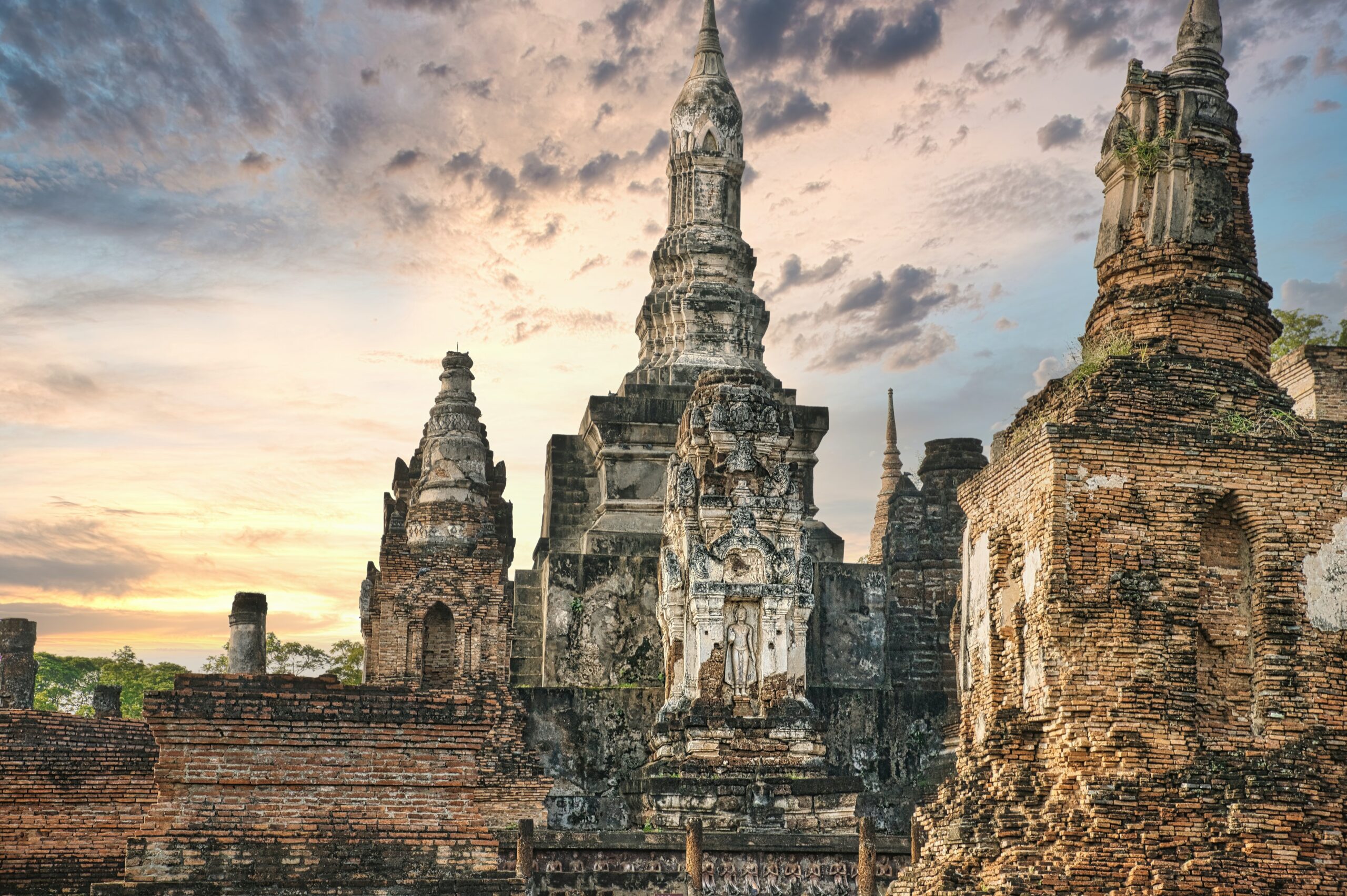 estatua de buda en Sukhothai