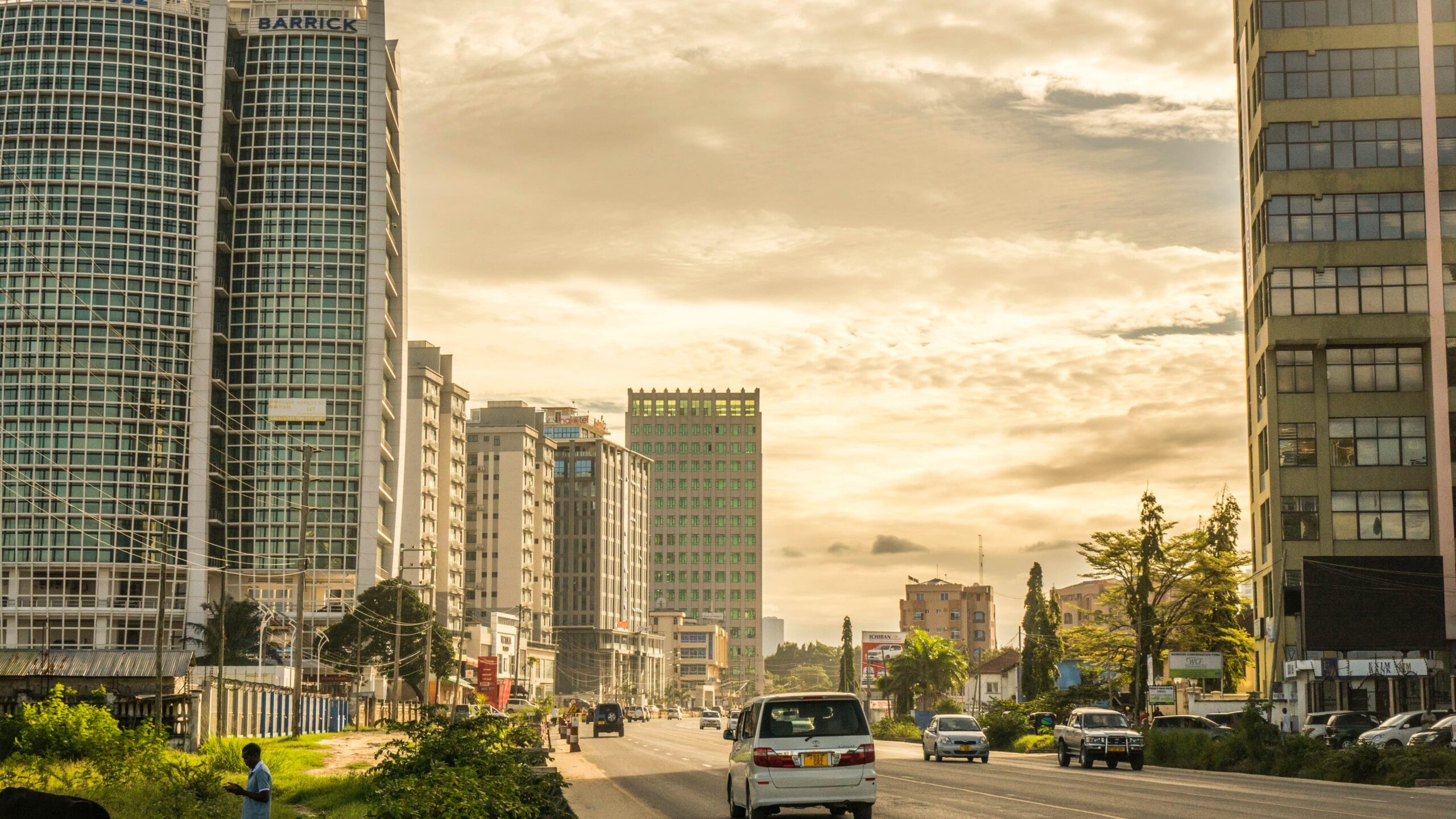 la ciudad de Dar es Salam en Tanzania