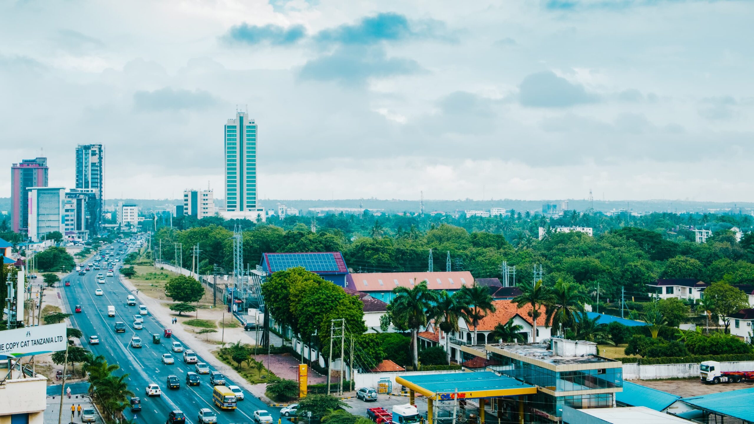 la ciudad de Dar es Salam en Tanzania