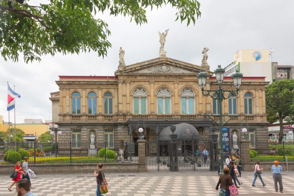 Teatro Nacional de Costa Rica en la capital, San José