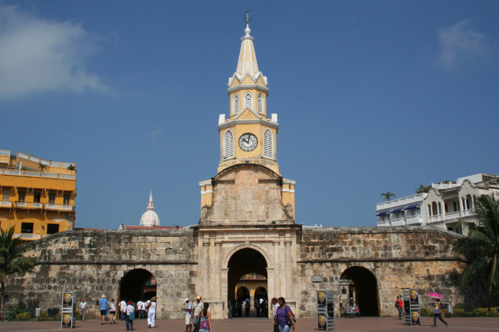 La Torre del Reloj en CArtagena de Indias Colombia