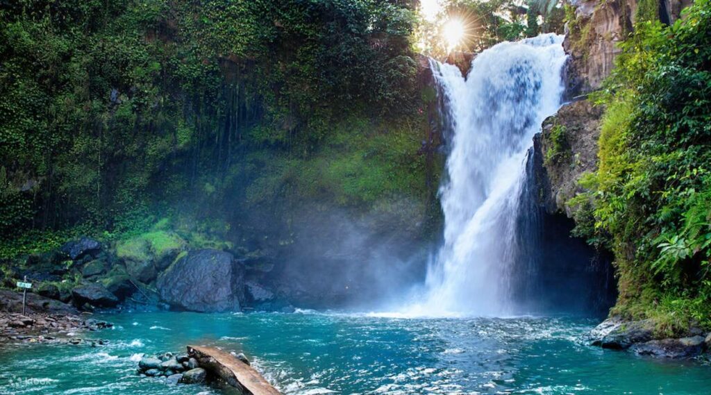 catarata en ubud bali indonesia