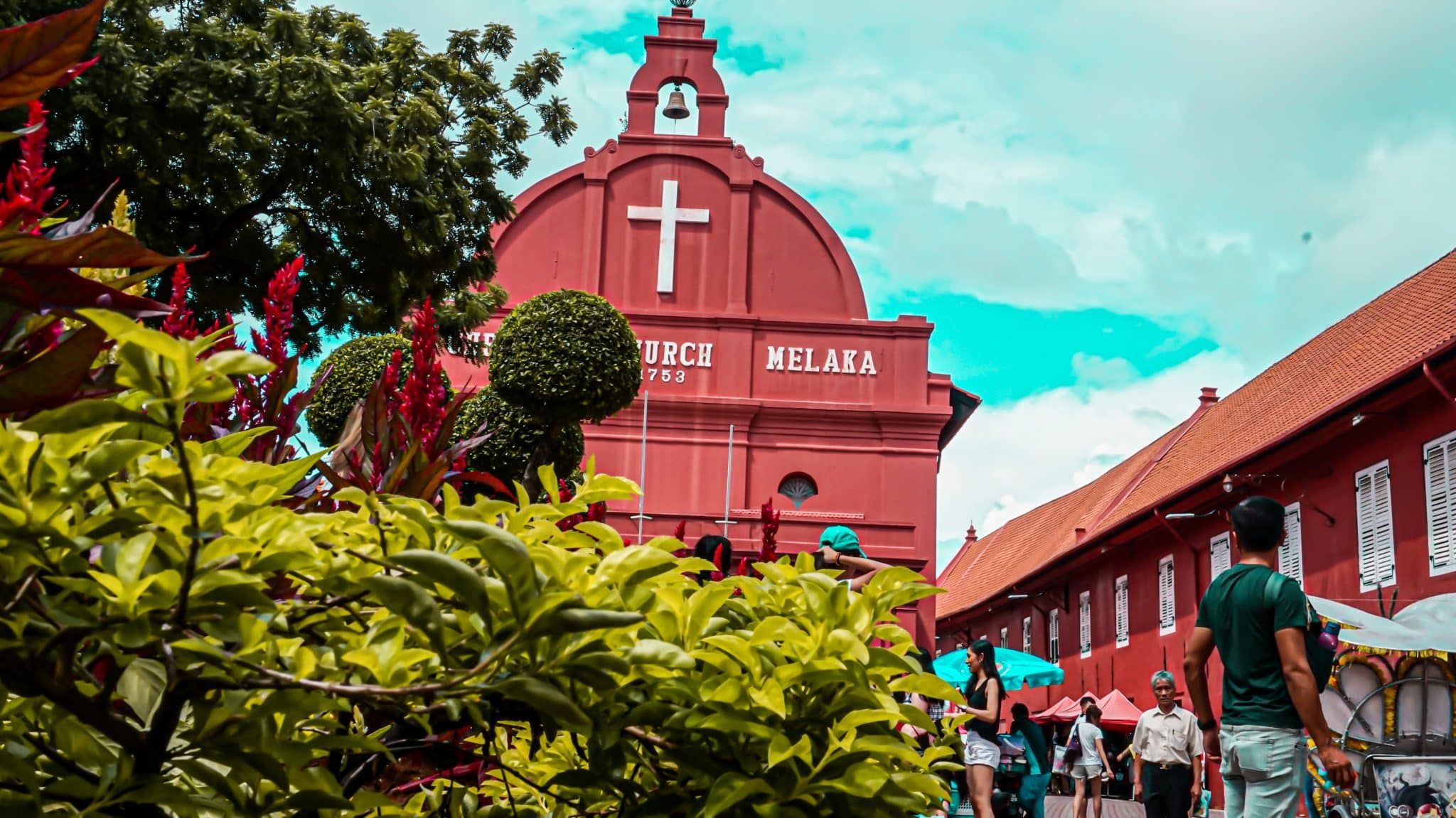 La ciudad de Malaca en Malasia